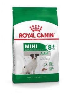 Croquettes pour chiens MINI ADULTE + 8 ANS ROYAL CANIN