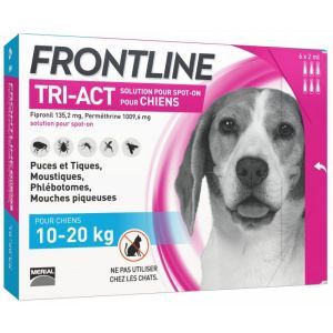 FRONTLINE TRI ACT 10/20KG 6 PIPETTES