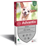 ADVANTIX TRES PETIT CHIEN 1,5/4KG X4