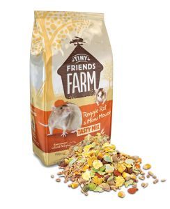 TINY FRIENDS FARM TASTY MIX REGGIE RAT & MIMI MOUSE 850 GR