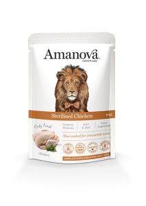 AMANOVA SACHET CHAT STERILISE POULET 85 GR