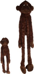 PELUCHE MADINA SINGE BRUN FONCE L