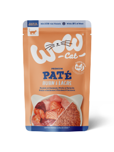 WOW CHAT POULET & SAUMON 125 GR