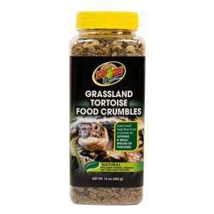 ALIMENT TORTUES TERRESTRE GRASSLAND FOOD CRUMBLES ZOO MED 454 GR