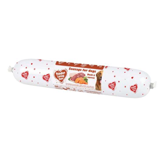 SAUCISSE CANARD CAROTTE 400 GR