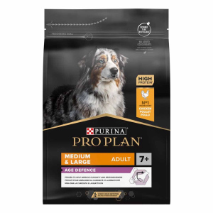 PRO PLAN ADULT MEDIUM ET LARGE + 7 ANS RICHE EN POULET