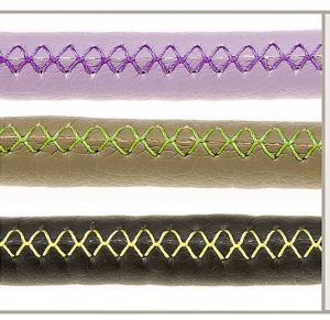 LAISSE DERBY  7 MM Gris
