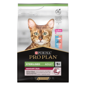 CAT STERILISED CABILLAUD TRUITE  PRO PLAN 3 KG