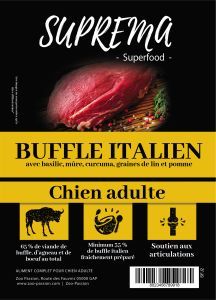 SUPREMA SUPERFOOD CHIEN AU BUFFLE ITALIEN 2 KG