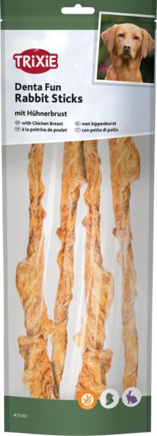DENTA FUN RABBIT STICKS A LA POITRINE DE POULET 100 GR