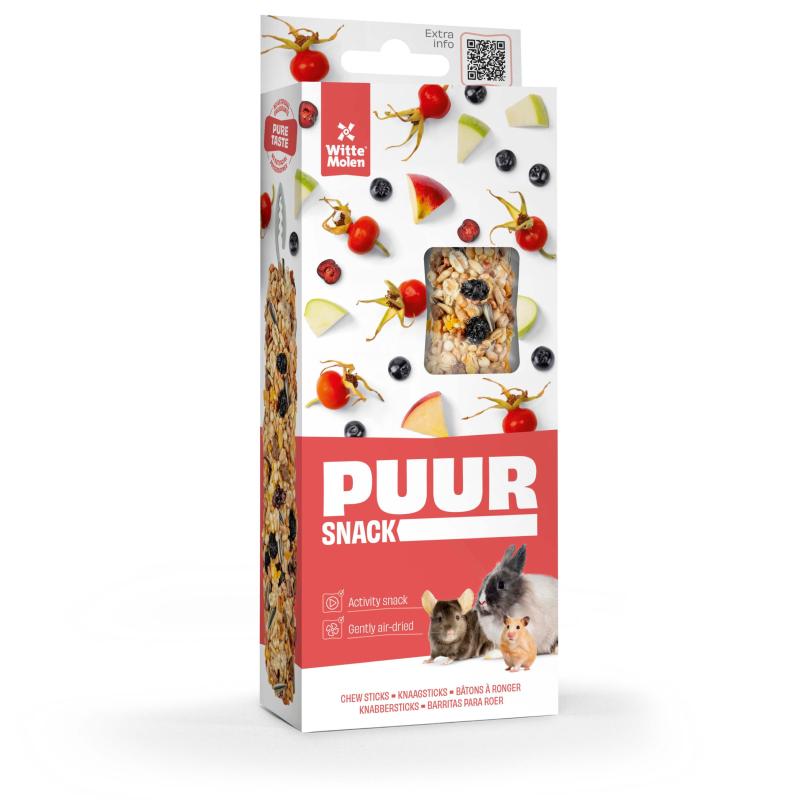 PUUR STICKS RONGEUR POIMME & ARONIE X 2