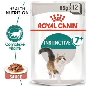 INSTINCTIVE SAUCE + 7 ANS ROYAL CANIN X 12