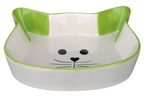 MANGEOIRE CERAMIQUE VISAGE CHAT