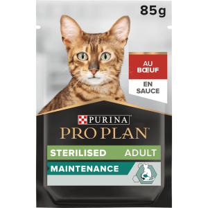 NUTRISAVOUR STERILISED BOEUF 85GR SAUCE PRO PLAN