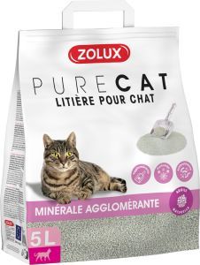 LITIERE PURE CAT AGGLOMÉRANTE PARFUMÉE 5 L