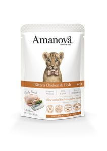 AMANOVA SACHET CHATON POULET POISSONS 85 GR