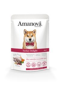 AMANOVA SACHET CHIEN DINDE SANS CEREALES 100 G