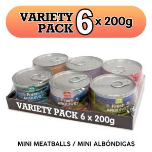 ARQUIVET FRESH MINI BOULETTES MUKLTIPACK X 6