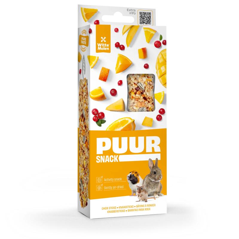 PUUR STICKS RONGEUR ORANGE & MANGUE X 2
