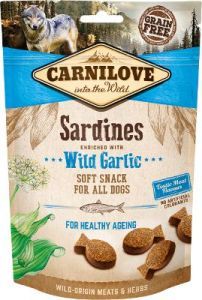 CARNILOVE CRUNCHY SNACK SAUMON MYRTILLES