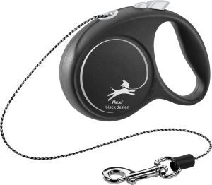 FLEXI BLACK DESIGN CORDON NOIR ARGENT XS