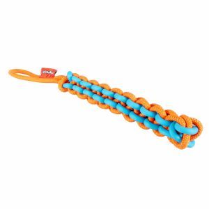 JOUET COOCKOO TWISTING TUGGER BLEU / ORANGE