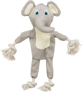 PELUCHE ELEPHANT AVERC CORDE 42 CM
