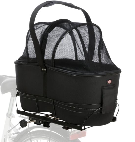 PANIER VELO AVEC CAPOT - FILET POUR PORTE BAGAGES