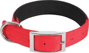 COLLIER NYLON CONFORT ZOLUX ROUGE 50 CM