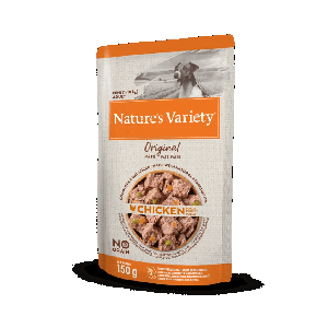 NATURE'VARIETY CHIEN MINI POCHON POULET 150 GR