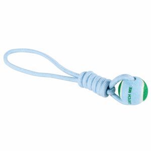 BALLE AVEC BOUCLE EN CORDE CATCH ME BLEU / VERT