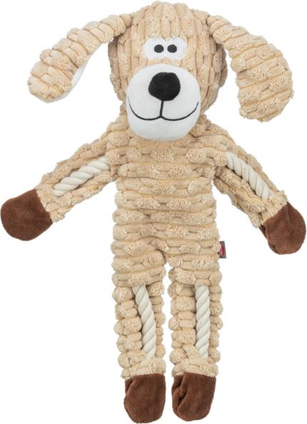 PELUCHE CHIEN EN CORDE 38 CM