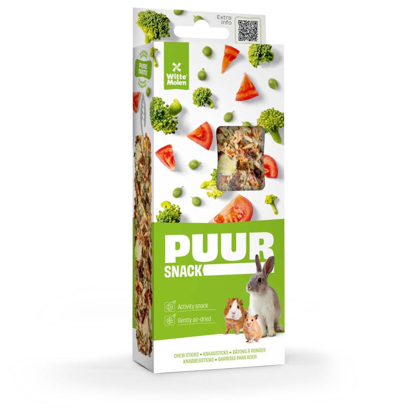 PUUR STICKS RONGEUR POIS & TOMATE X 2