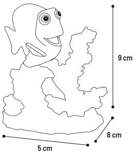 DECOR POISSON ANGIE BLEU