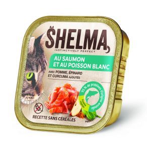 SHELMA BARQUETTE SAUMON POISSON BLANC 100 GR