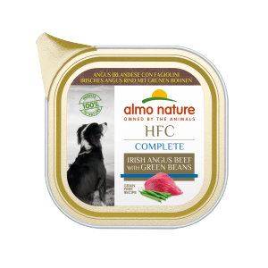 ALMO NATURE HFC COMPLETE BOEUF ANGUS HARICOTS VERTS 85 GR