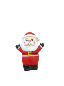 X MAS PERE NOEL VINYL CHIEN 12 CM