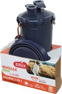 BIVOUAK GOURDE 2 EN 1 BLEU