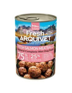 ARQUIVET FRESH BOULETTES SAUMON / CAROTTES/ PETIS POIS 400GR