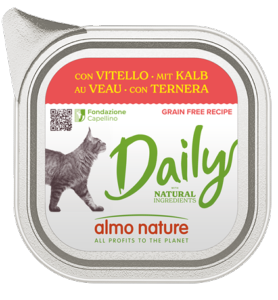 DAILY CHAT BARQUETTE VEAU 100 GR