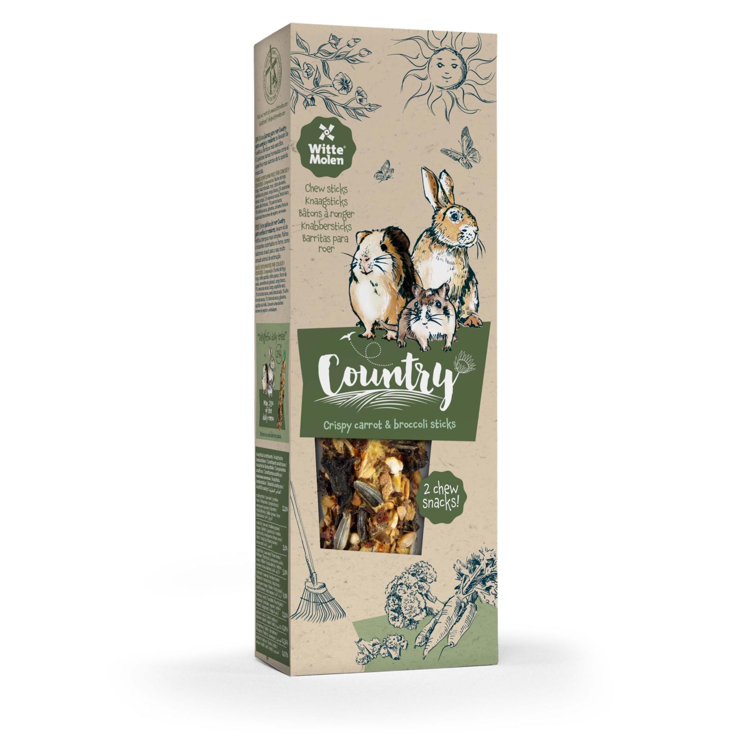 COUNTRY STICK RONGEURS CAROTTE & BROCOLI 110 GR