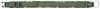 COLLIER CAMOUFLAGE / VERT FORÊT DOUBLURE NEOPRENE L