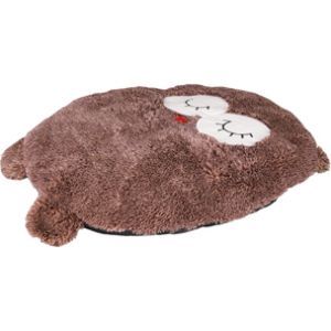COUSSIN HIBOU BRUN
