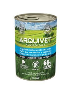 ARQUIVET JUNIOR POULET ET PETITS POIS 400GR