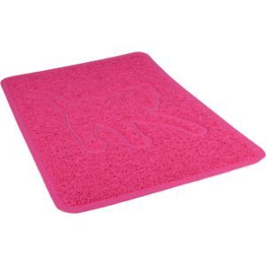 TAPIS BAC À LITIÈRE ROSIE RECTANGULAIRE ROSE MM