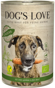 DOG'LOVE B.A.R.F BIO GREENS FRUIT ET LEGUMES 400GR