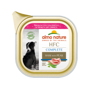 ALMO NATURE HFC COMPLETE JAMBON PETITS POIS 85 GR