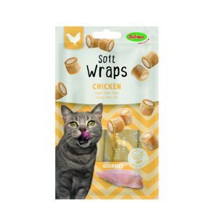 SOFT WRAPS CHAT POULET 3 X 10 GR