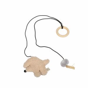 JOUET CHAT REBONDISSANT BIX BEIGE