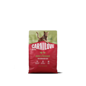 CARNILOVE CHAT STERILISE CANARD FAISAN 2 KG
